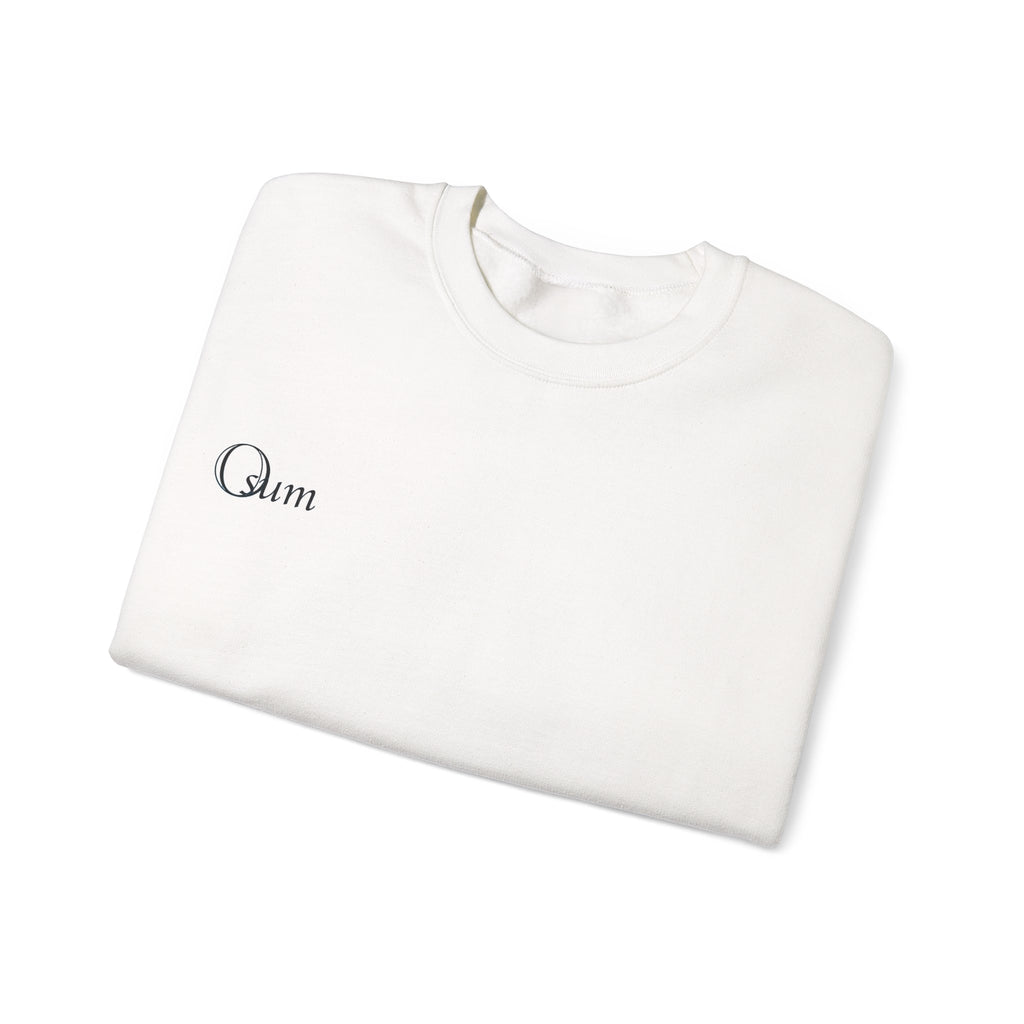 Minimalist Unisex Crewneck Sweatshirt with "Quum" Design