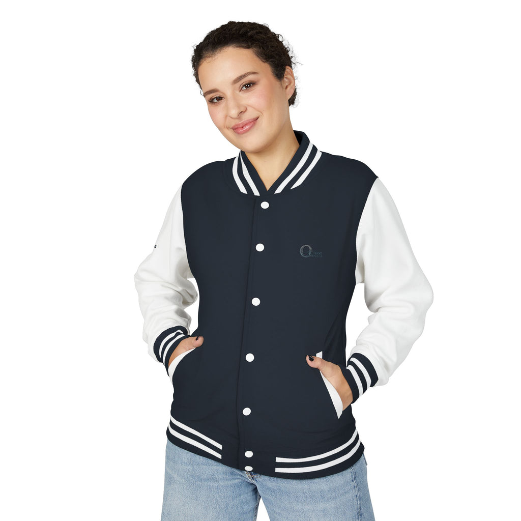 Unisex Heavyweight Letterman Jacket with Stylish Graphic Design