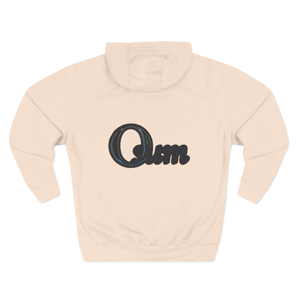 Calm Three-Panel Fleece Hoodie