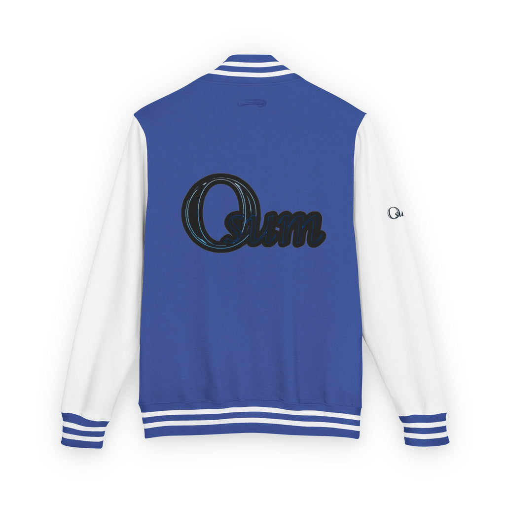 Unisex Heavyweight Letterman Jacket with Stylish Graphic Design