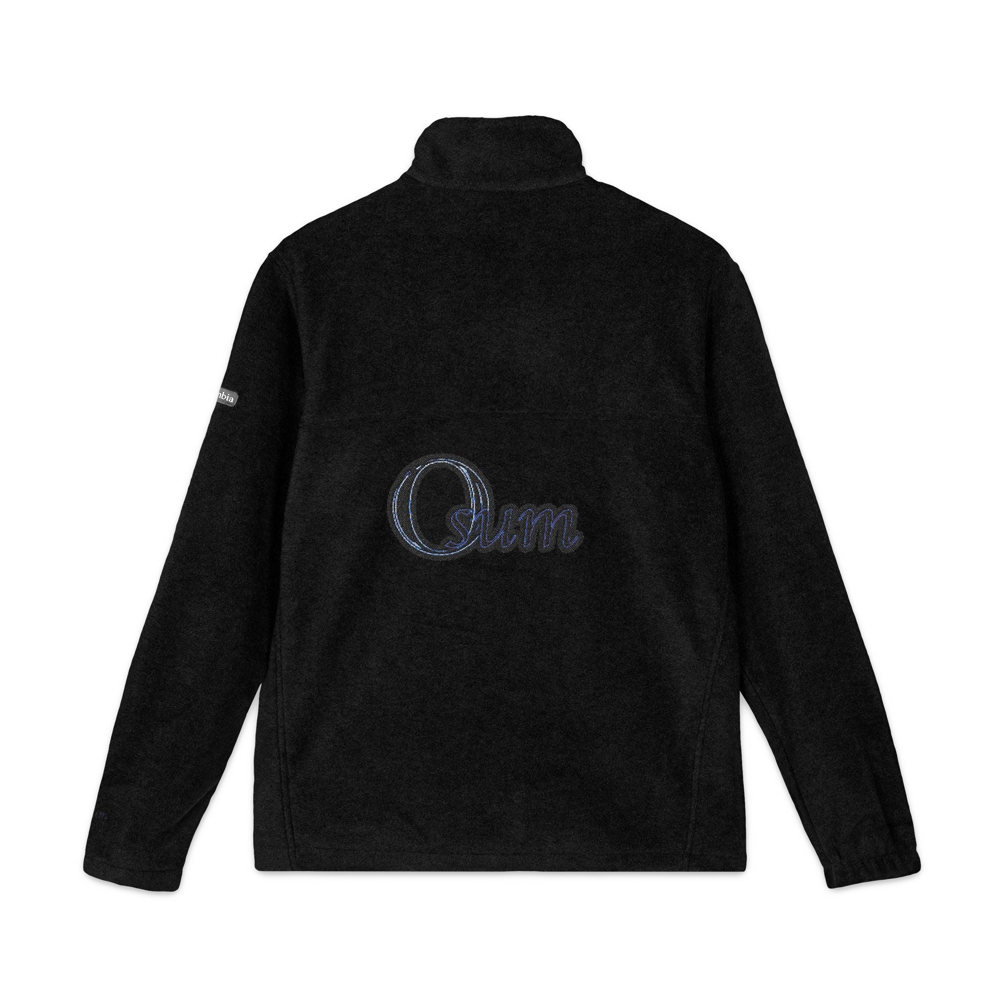 Unisex Fleece Jacket with Elegant Embroidery