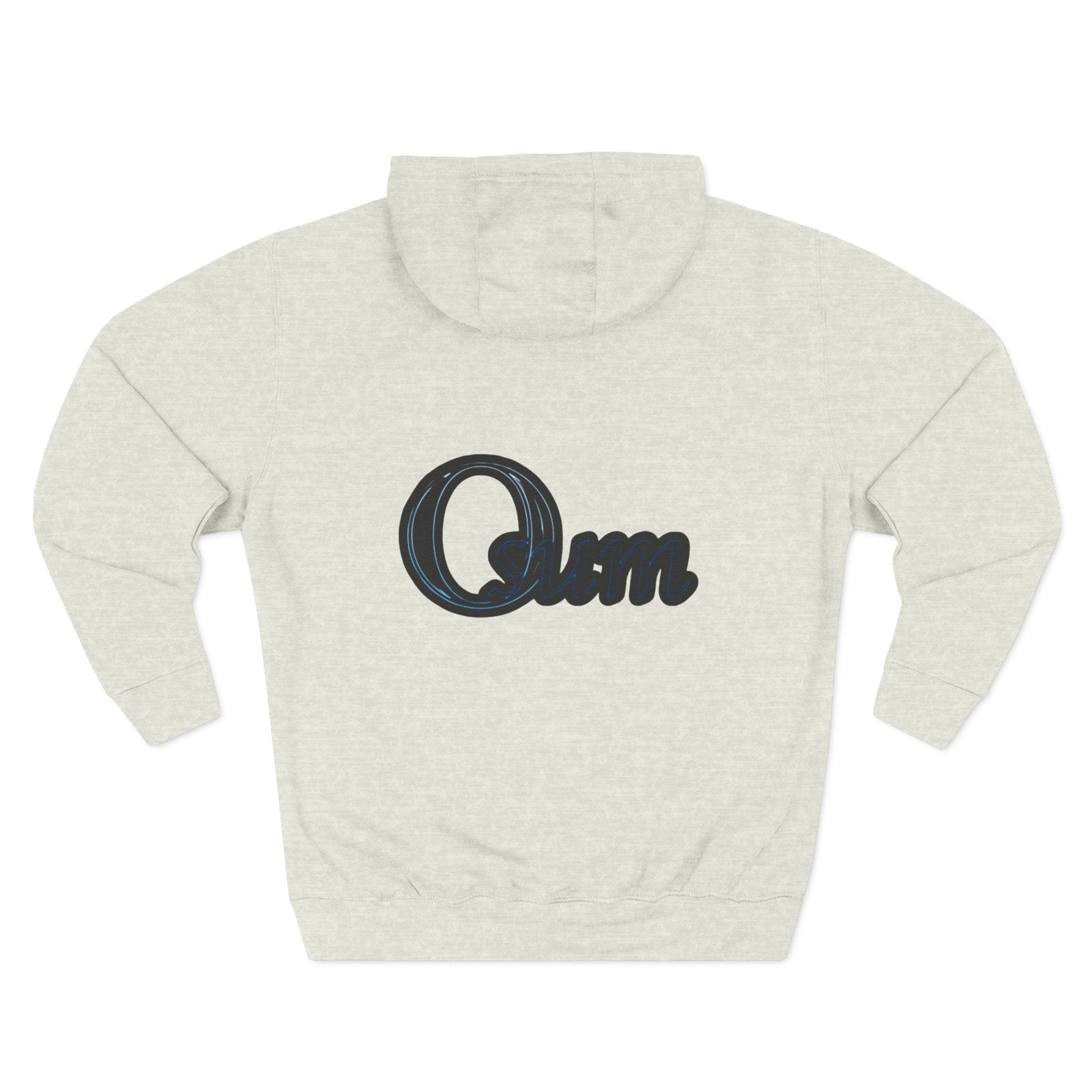 Calm Three-Panel Fleece Hoodie