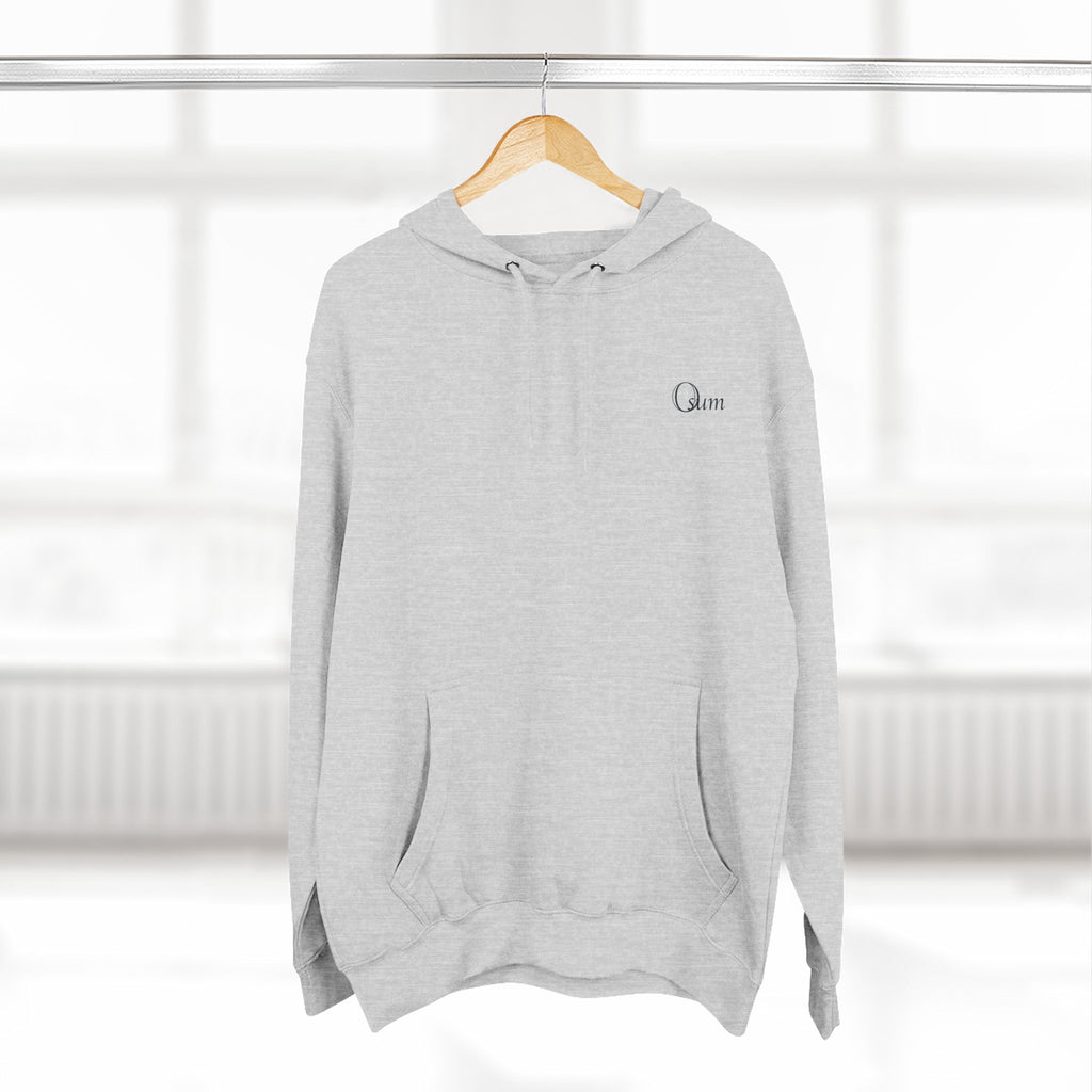 Calm Three-Panel Fleece Hoodie