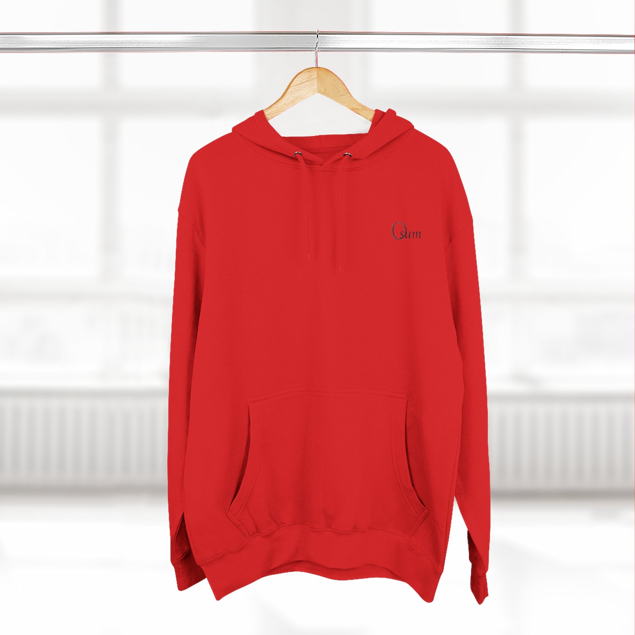 Calm Three-Panel Fleece Hoodie