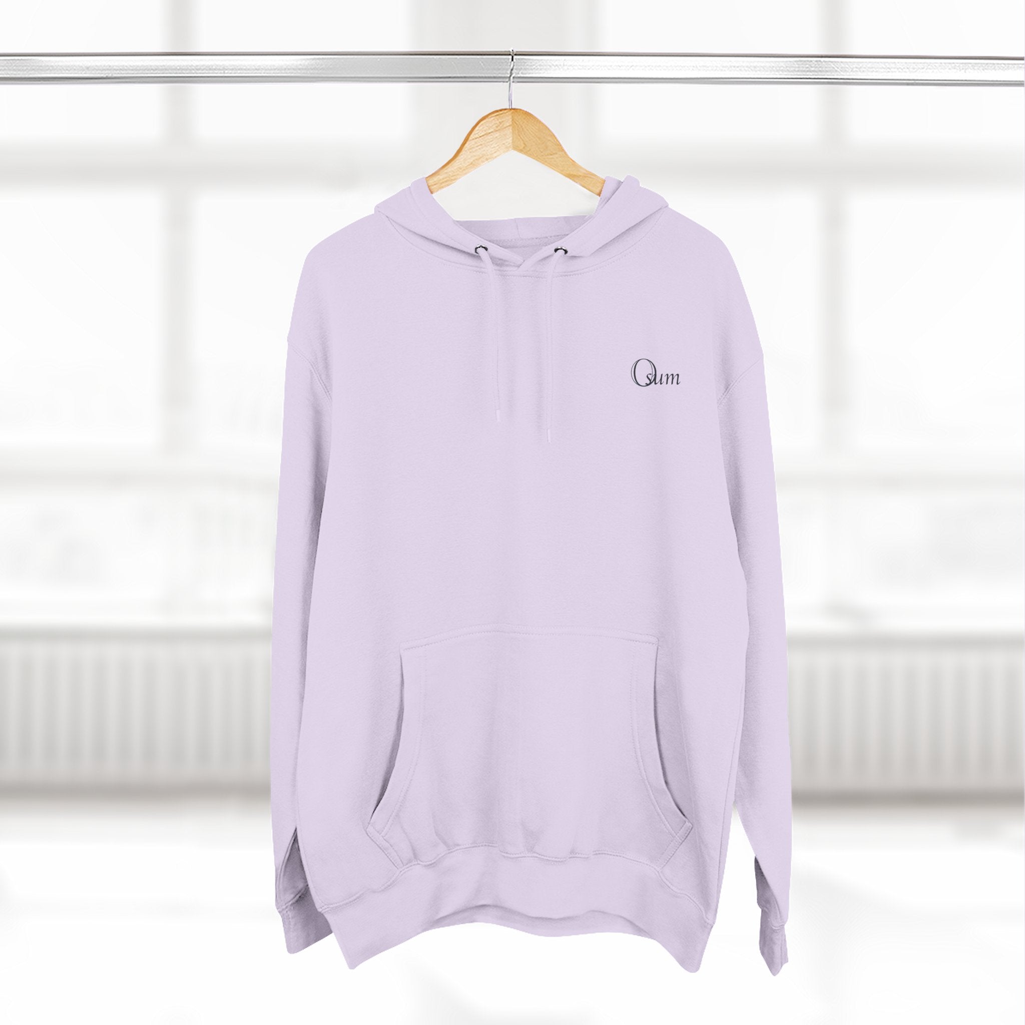 Calm Three-Panel Fleece Hoodie