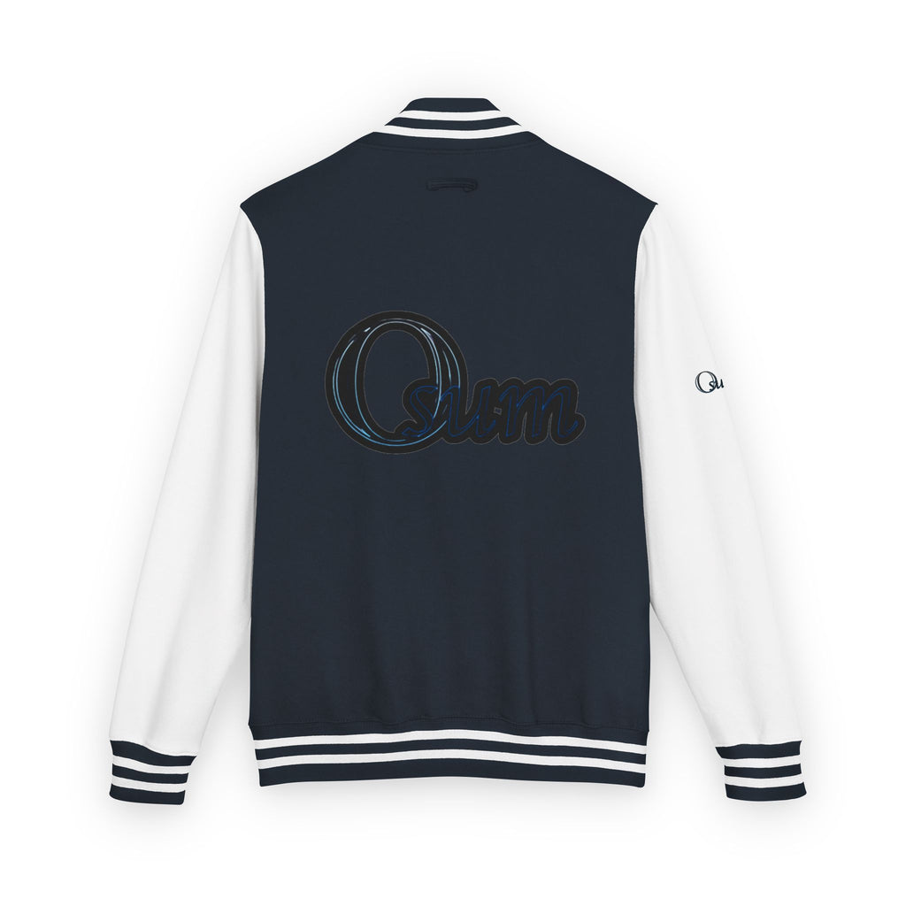 Unisex Heavyweight Letterman Jacket with Stylish Graphic Design