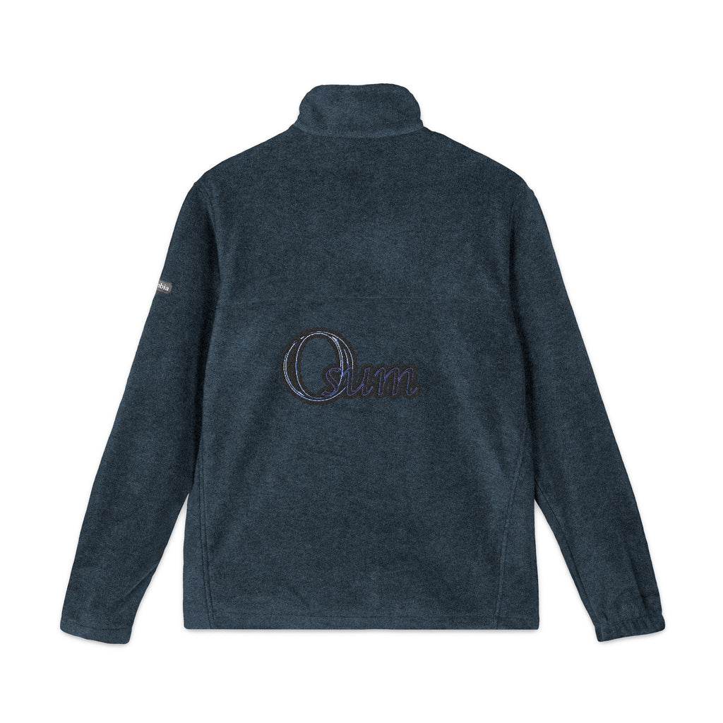 Unisex Fleece Jacket with Elegant Embroidery