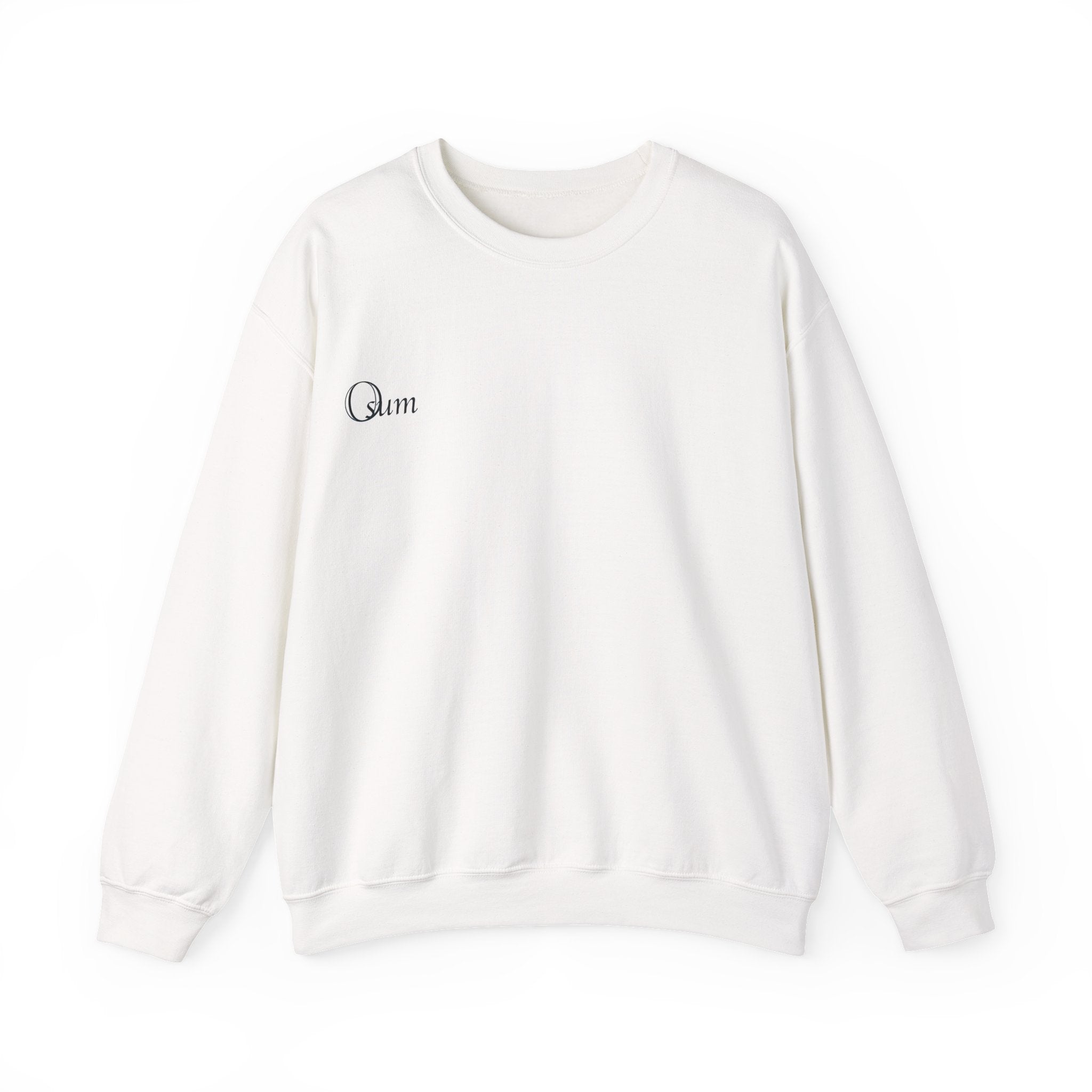 Minimalist Unisex Crewneck Sweatshirt with "Quum" Design