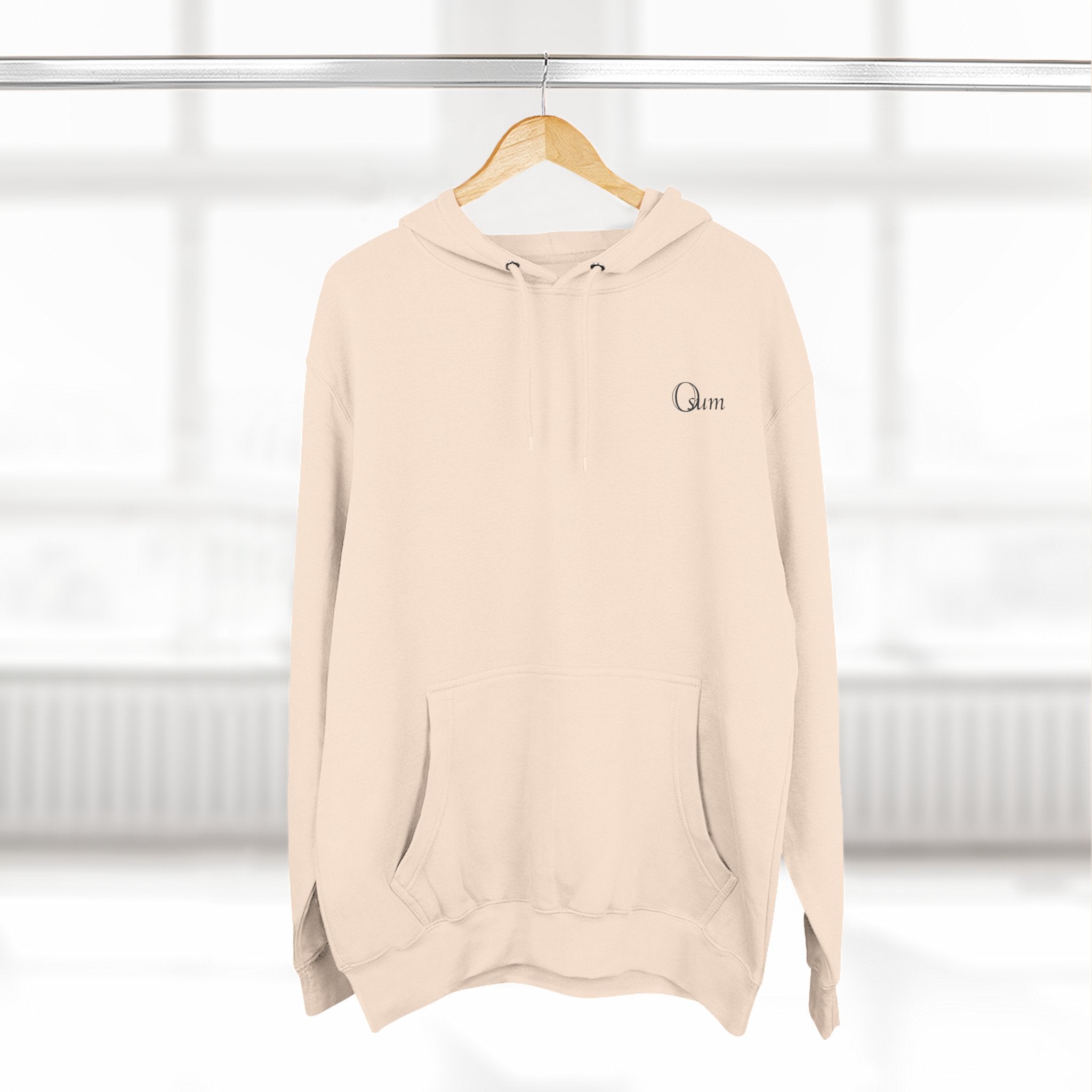 Calm Three-Panel Fleece Hoodie