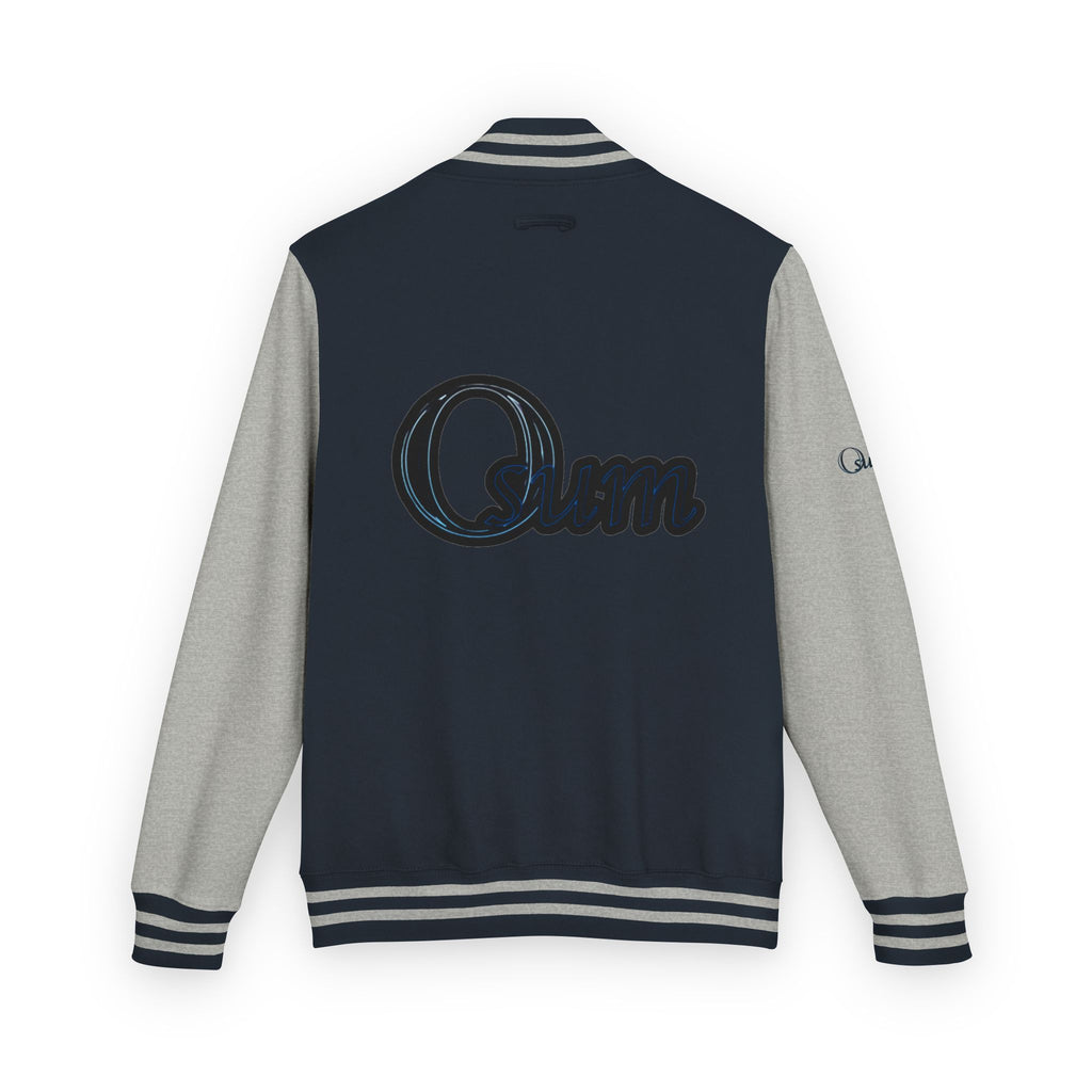 Unisex Heavyweight Letterman Jacket with Stylish Graphic Design