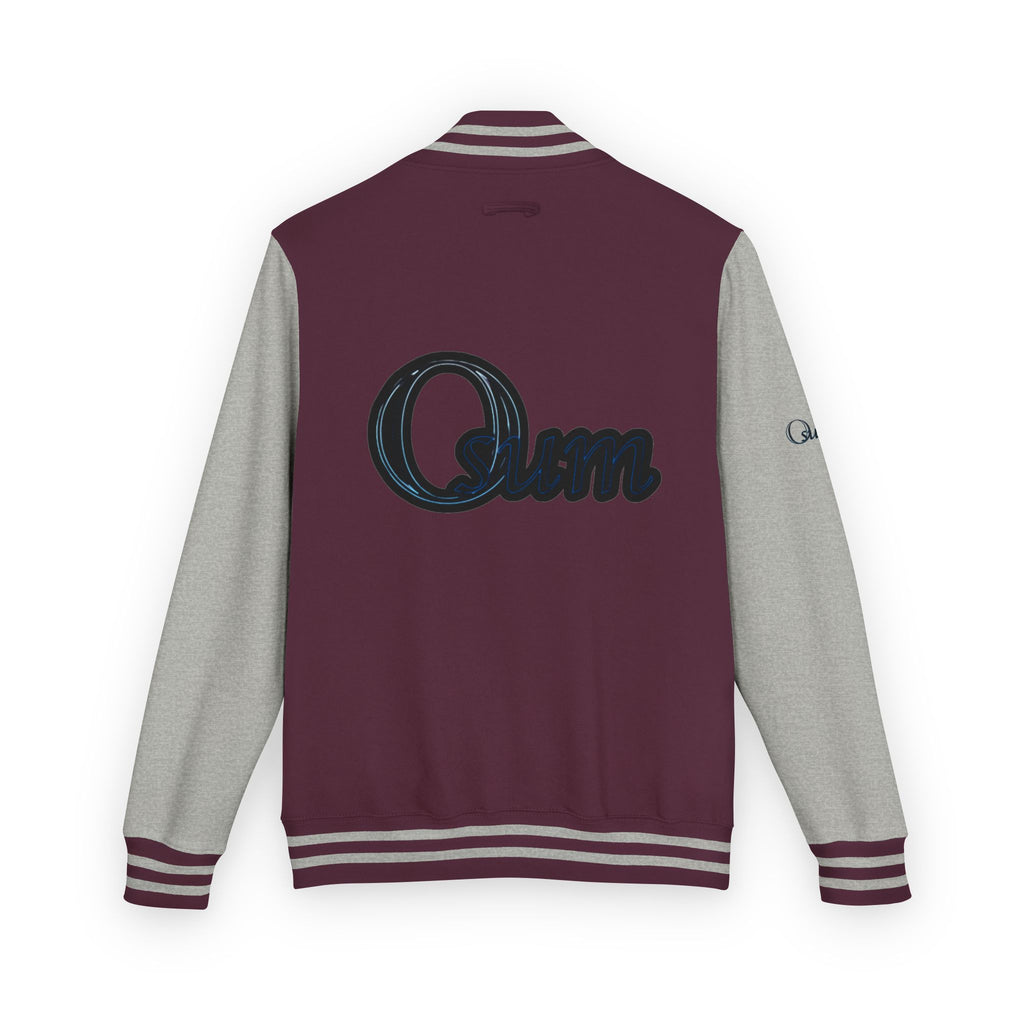 Unisex Heavyweight Letterman Jacket with Stylish Graphic Design