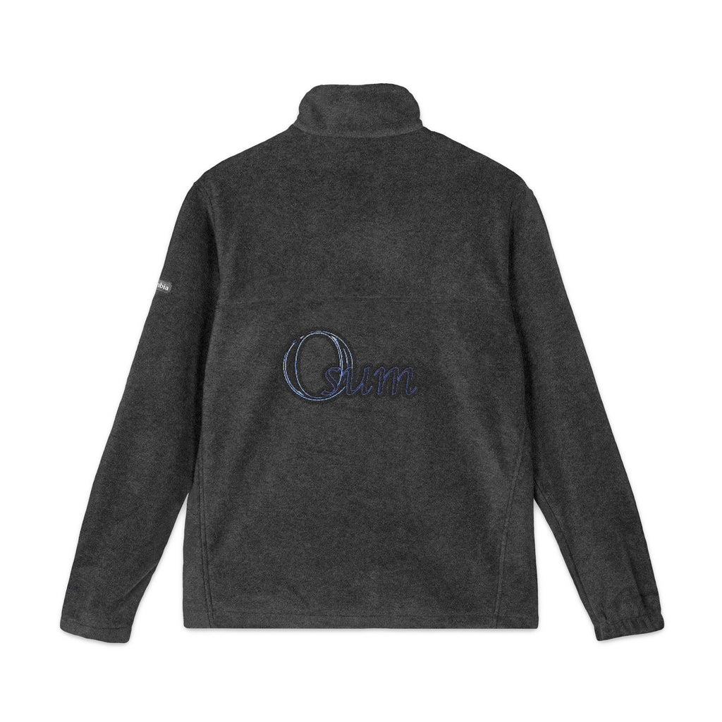 Unisex Fleece Jacket with Elegant Embroidery
