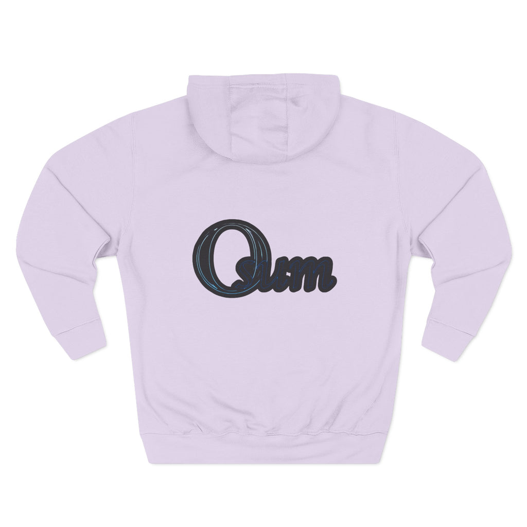 Calm Three-Panel Fleece Hoodie