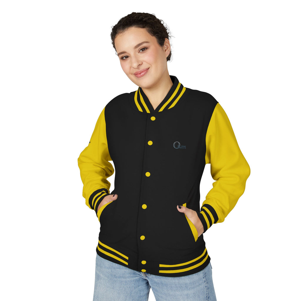 Unisex Heavyweight Letterman Jacket with Stylish Graphic Design