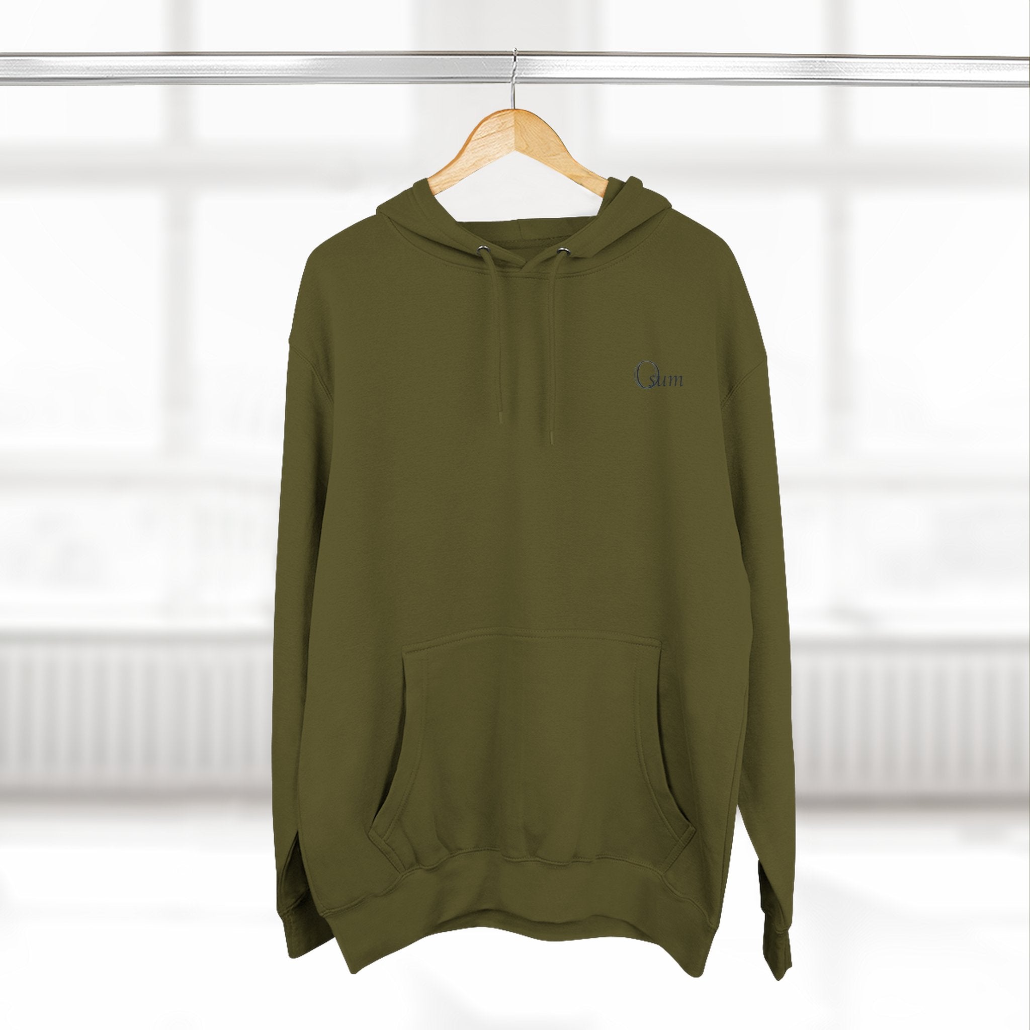 Calm Three-Panel Fleece Hoodie