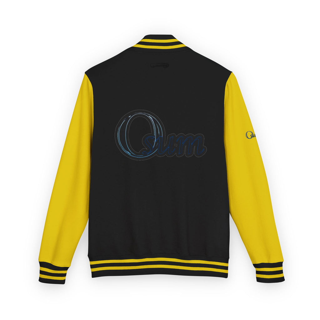 Unisex Heavyweight Letterman Jacket with Stylish Graphic Design